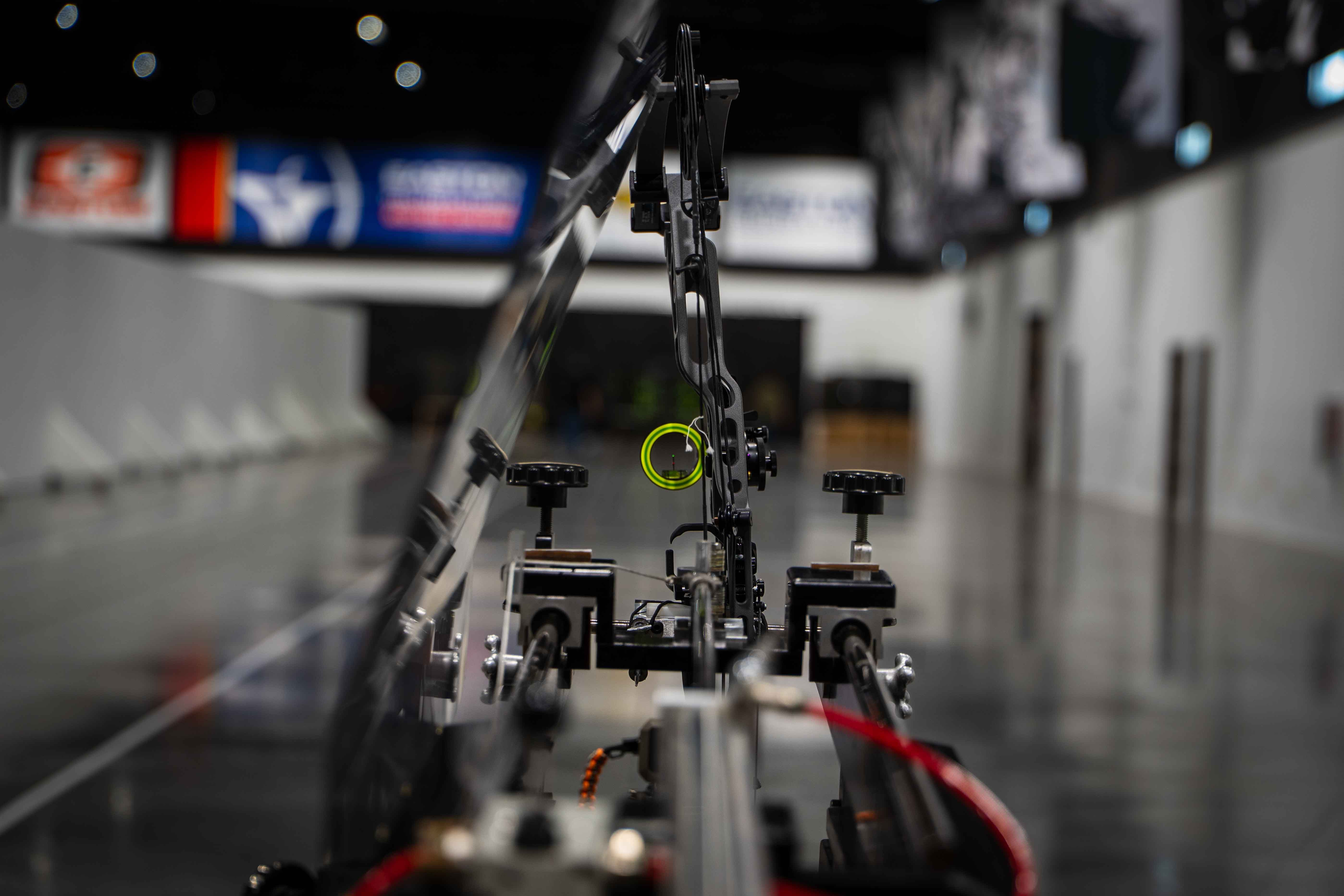 The custom shooting machine used for the 2025 Arrow Ballistics Study