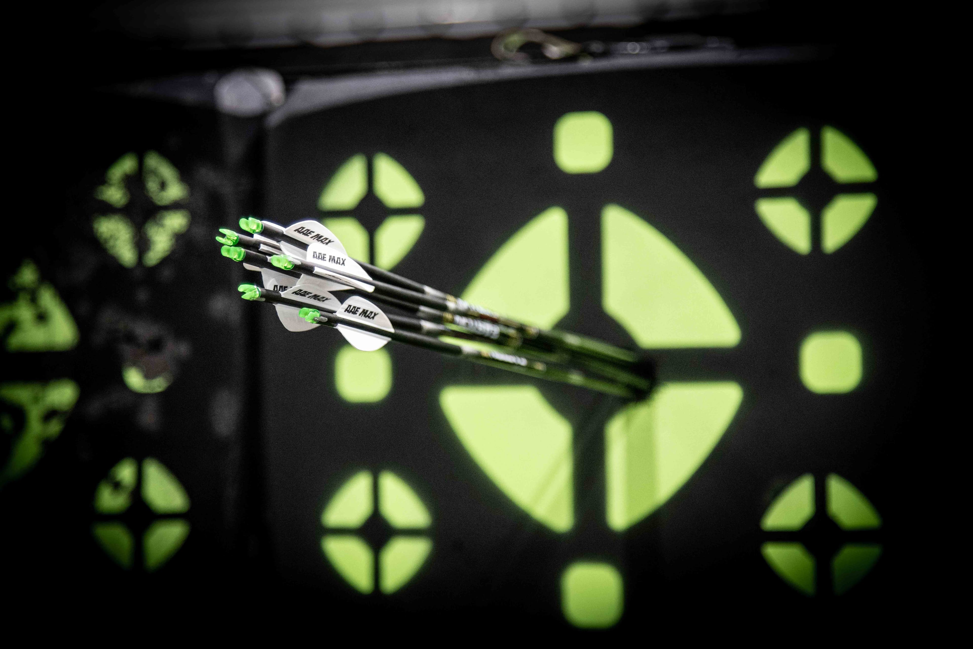 Bow on the 2026 test rig during the Arrow Ballistics Study